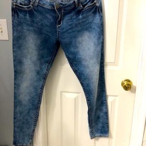 Acid wash jeans